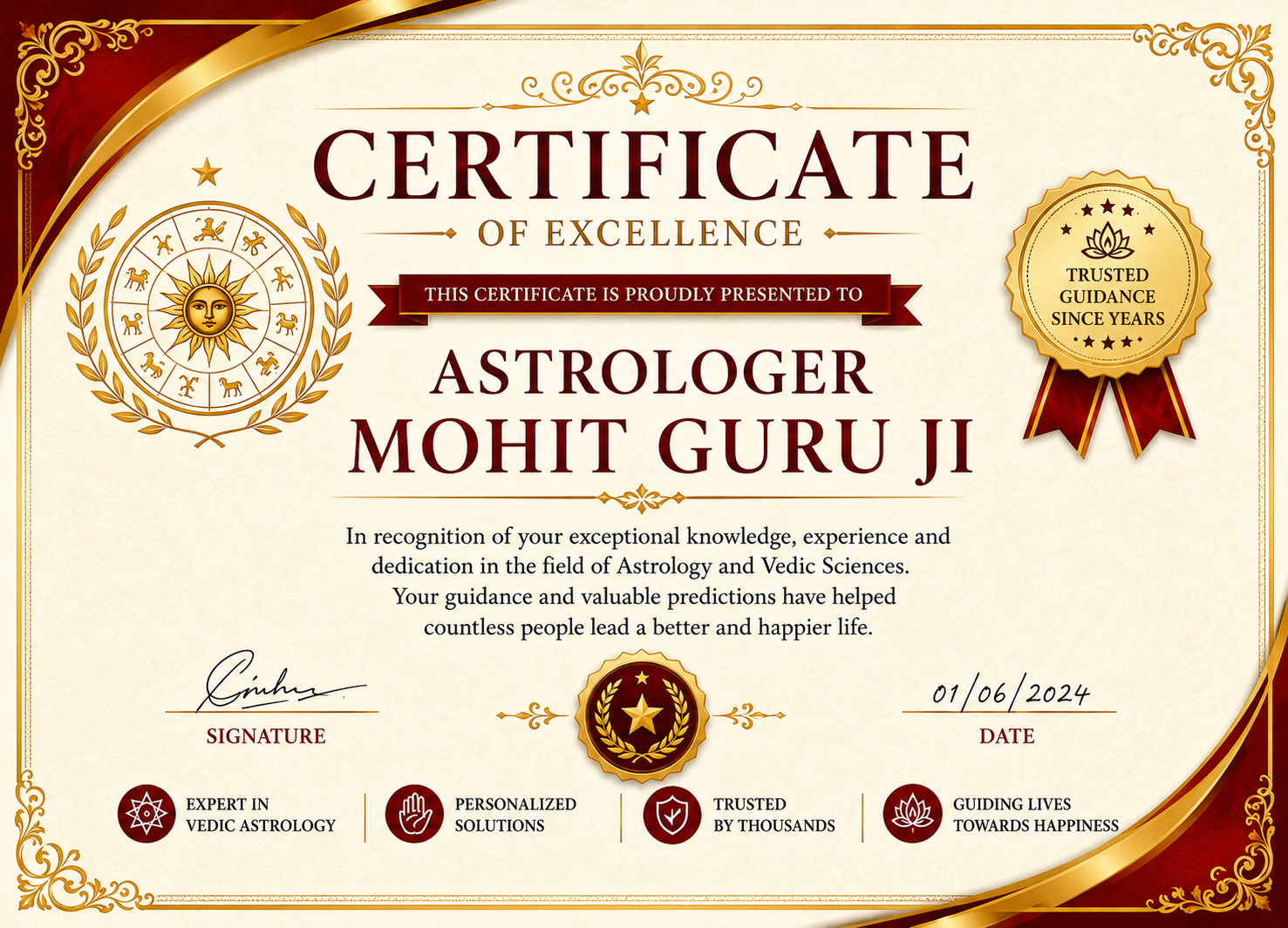 Award Certificate 1